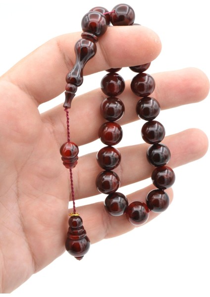 Vefa Usta Imzalı Küre Kesim Bordo Sıkma Kehribar Efe Maskot Tesbih indirimleri