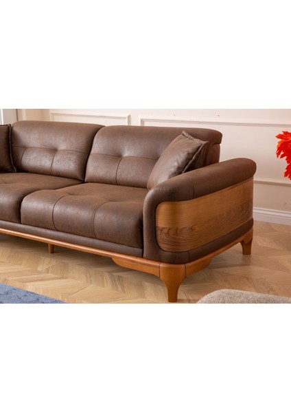 Wood 3+3+1 Koltuk Takımı (7 Oturum) modelleri