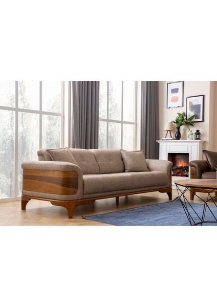 Wood 3+3+1 Koltuk Takımı (7 Oturum) fırsatları