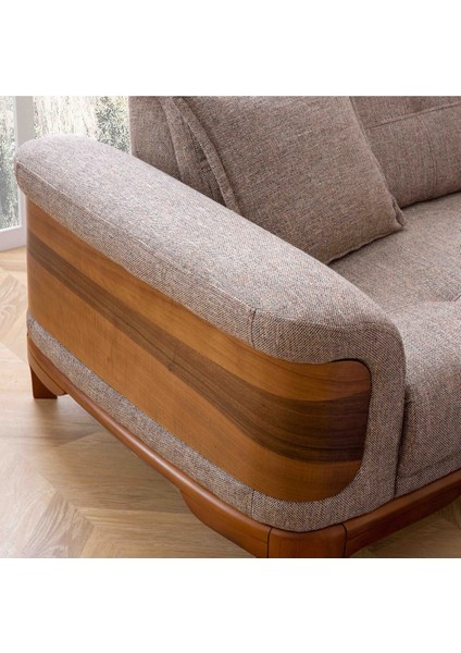 Wood 3+3+1 Koltuk Takımı (7 Oturum)