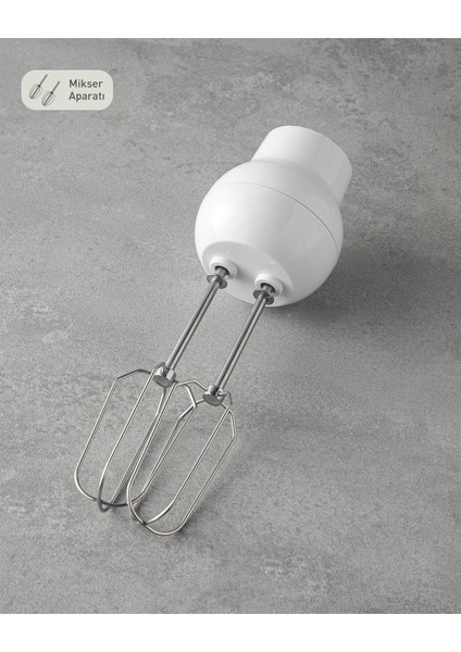 4 Bıçaklı Mini Blender Seti, Beyaz ve Bakır Renk, Hafif ve Pratik Kullanım fırsatları