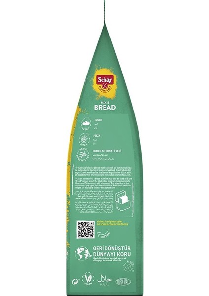 Glutensiz Ekmek Unu 1kg - Schar Mix B Bread modelleri