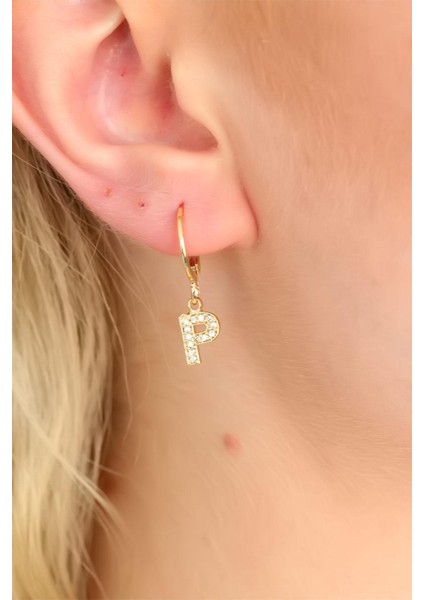 P Harf Bayan Küpe - Lisinya fiyatları