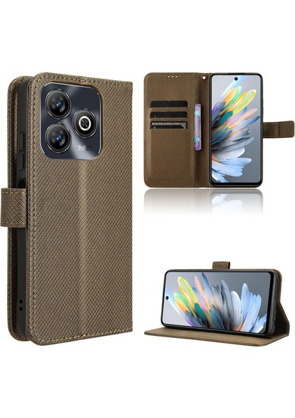 Zte Blade A75 5g/nubia Focus 5g/nubia Calf 5g Telefon Kılıfı, Rfıd Cüzdan Deri Kart Yuvası Telefon Kılıfı Kapağı Zte Blade A75 5g/nubia Focus 5g/nubia Calf 5g (Yurt Dışından)
