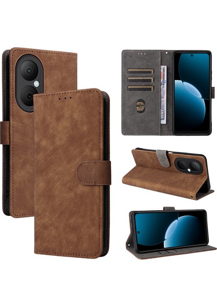Enjoy 80 4g Cüzdan Telefon Kılıfı, Rfıd Engellemeli Kredi Kartı Tutucu, Premium Pu Deri Flip Folio Kılıf Cüzdan ve Kickstand Koruyucu Kılıf Enjoy 80 4g (Yurt Dışından)