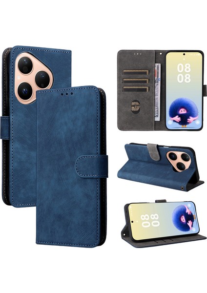 Huawei Pura 80 Ultra 5g Cüzdan Telefon Kılıfı, Rfıd Engellemeli Kredi Kartı Tutucu, Premium Pu Deri Flip Folio Kılıf Cüzdan ve Kickstand Koruyucu Kılıf Huawei Pura 80 Ultra 5g (Yurt Dışından)