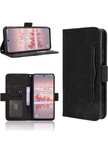 Tcl 60 Nxtpaper 4g Deri Telefon Kılıfı, Cüzdan Çıkarılabilir Kart Tutucu Telefon Kılıfı Kapağı Tcl 60 Nxtpaper 4g (Yurt Dışından)