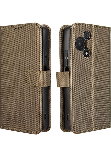 Tcl 60 5G/T521H Telefon Kılıfı, Rfıd Cüzdan Deri Kart Yuvası Telefon Kılıfı Kapağı Tcl 60 5G/T521H (Yurt Dışından) modelleri