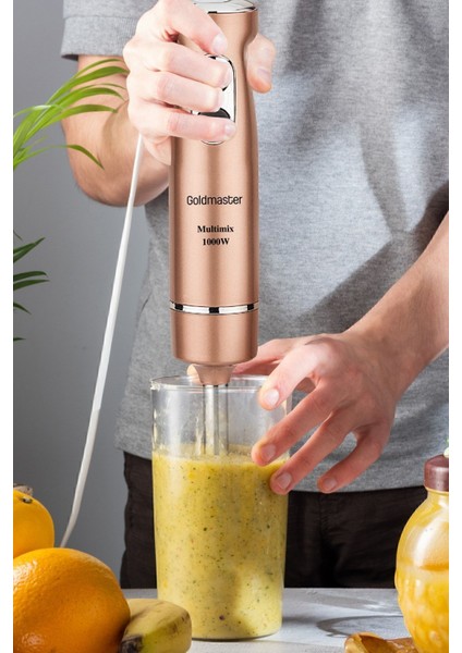Güçlü 1000W Paslanmaz Çelik El Blender, Turbo Hız Ayarlı, 4 Bıçaklı modelleri