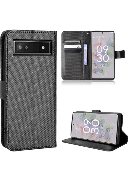 Google Pixel 7 Pro Telefon Kılıfı, Rfıd Cüzdan Deri Kart Yuvası Telefon Kılıfı Kapağı Google Pixel 7 Pro (Yurt Dışından)