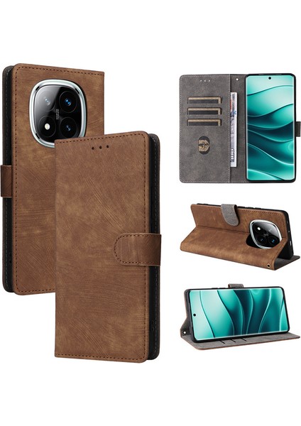 Xiaomi Redmi Note 14 4g Cüzdan Telefon Kılıfı, Rfıd Engellemeli Kredi Kartı Tutucu, Premium Pu Deri Flip Folio Kılıf Cüzdan ve Kickstand Koruyucu Kılıf Xiaomi Redmi Note 14 4g (Yurt Dışından)