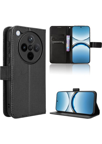 Oppo Find X8 Pro 5g Telefon Kılıfı, Rfıd Cüzdan Deri Kart Yuvası Telefon Kılıfı Kapağı Oppo Find X8 Pro 5g (Yurt Dışından)