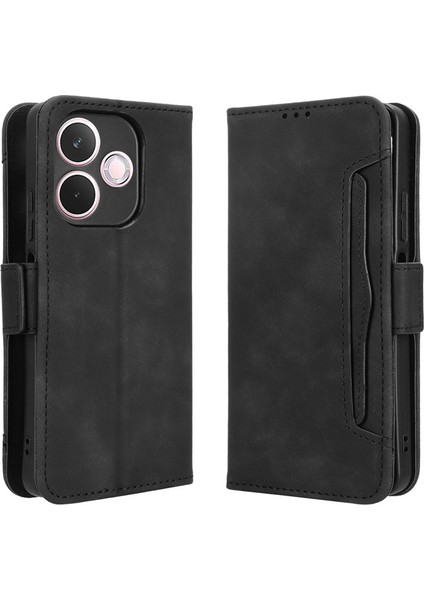 Oppo A5 Pro 5g Deri Telefon Kılıfı, Cüzdan Çıkarılabilir Kart Tutucu Telefon Kılıfı Kapağı Oppo A5 Pro 5g (Yurt Dışından) modelleri
