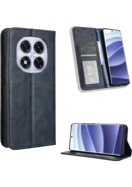 Xiaomi Redmi Note 14 Pro Plus 5g Deri Telefon Kılıfı, Manyetik Cüzdan Telefon Kılıfı Kapağı Xiaomi Redmi Note 14 Pro Plus 5g (Yurt Dışından)