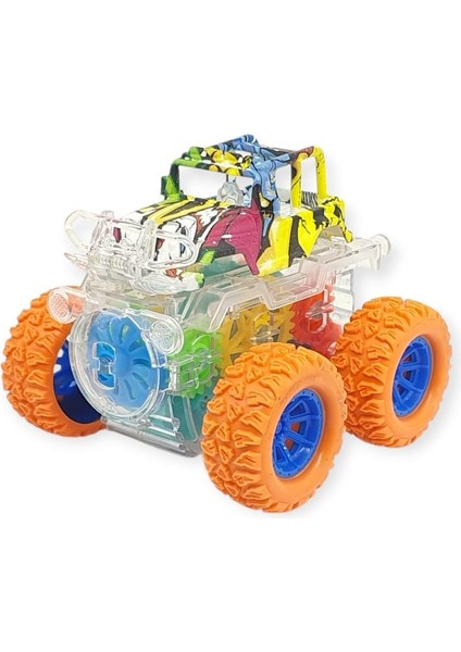 Sürtmeli Işıklı Off-Road Aracı - 7310 - Turuncu (Lisinya) fiyatları