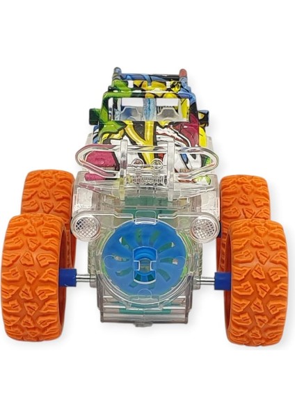 Sürtmeli Işıklı Off-Road Aracı - 7310 - Turuncu (Lisinya) modelleri