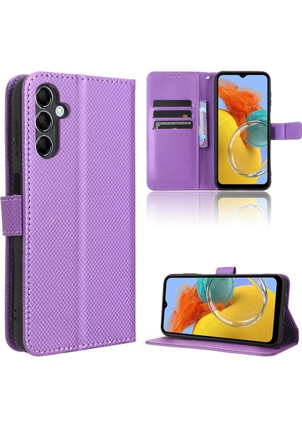 Samsung Galaxy M16 5G/F16 5g Telefon Kılıfı, Rfıd Cüzdan Deri Kart Yuvası Telefon Kılıfı Kapağı Samsung Galaxy M16 5G/F16 5g (Yurt Dışından)