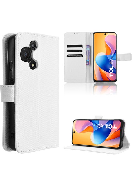 Tcl 60 5G/T521H Telefon Kılıfı, Rfıd Cüzdan Deri Kart Yuvası Telefon Kılıfı Kapağı Tcl 60 5G/T521H (Yurt Dışından)