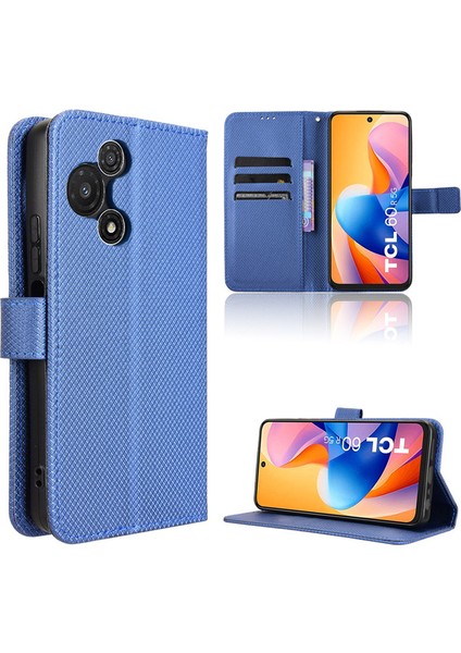 Tcl 60 5G/T521H Telefon Kılıfı, Rfıd Cüzdan Deri Kart Yuvası Telefon Kılıfı Kapağı Tcl 60 5G/T521H (Yurt Dışından)