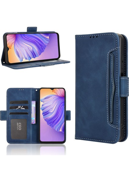Ulefone Note 21 Deri Telefon Kılıfı, Cüzdan Çıkarılabilir Kart Tutucu Telefon Kılıfı Kapağı Ulefone Note 21 (Yurt Dışından)