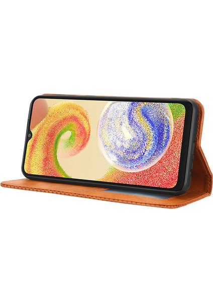 Samsung Galaxy A06 Deri Telefon Kılıfı, Manyetik Cüzdan Telefon Kılıfı Kapağı Samsung Galaxy A06 (Yurt Dışından) fırsatları
