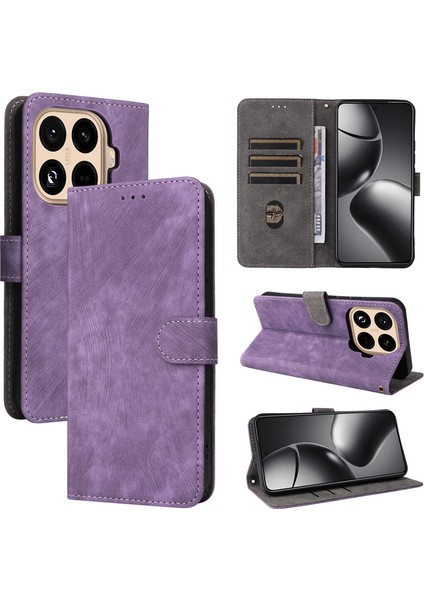 Xiaomi 15T Cüzdan Telefon Kılıfı, Rfıd Engellemeli Kredi Kartı Tutucu, Premium Pu Deri Flip Folio Kılıf Cüzdan ve Kickstand Koruyucu Kılıf Xiaomi 15T (Yurt Dışından)