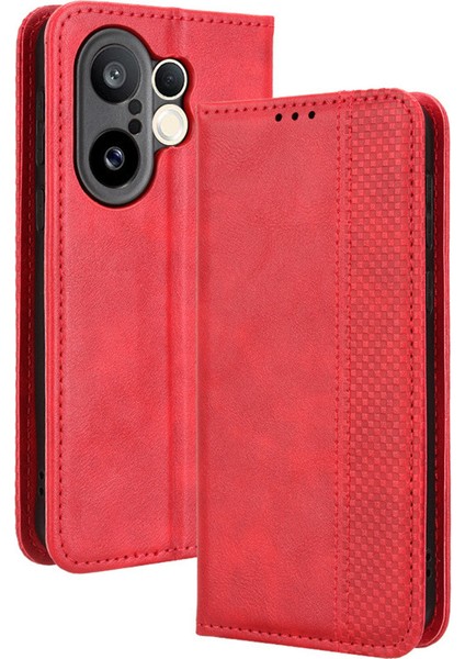 Vivo X200 FE/S30 Pro Mini 5g Deri Telefon Kılıfı, Manyetik Cüzdan Telefon Kılıfı Kapağı Vivo X200 FE/S30 Pro Mini 5g (Yurt Dışından) modelleri