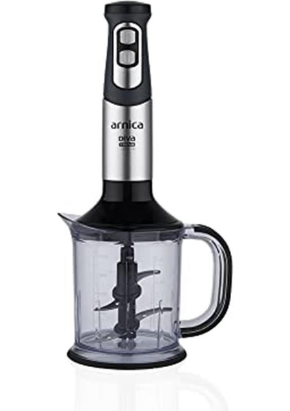 1200W El Blender Seti, 1.2 L Hazne, Paslanmaz Çelik Bıçak, Şık Gümüş Tasarım modelleri