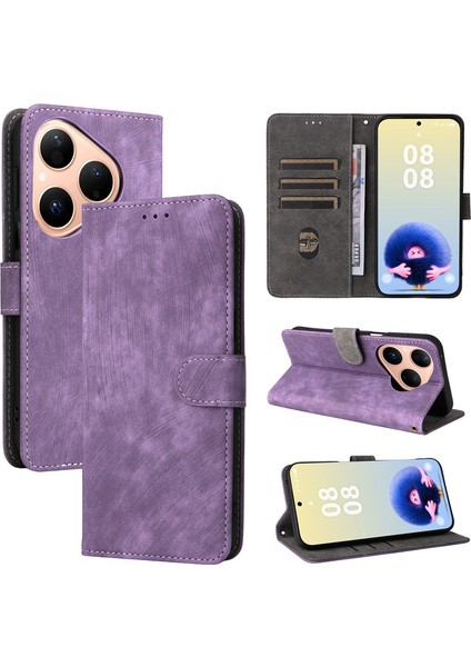 Huawei Pura 80 5g Cüzdan Telefon Kılıfı, Rfıd Engellemeli Kredi Kartı Tutucu, Premium Pu Deri Flip Folio Kılıf Cüzdan ve Kickstand Koruyucu Kılıf Huawei Pura 80 5g (Yurt Dışından)
