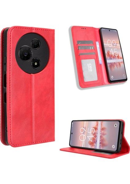 Tcl 60 Nxtpaper 4g Deri Telefon Kılıfı, Manyetik Cüzdan Telefon Kılıfı Kapağı Tcl 60 Nxtpaper 4g (Yurt Dışından)