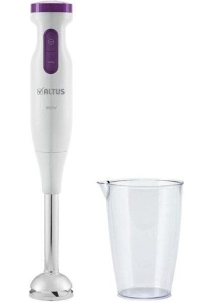 Mor ve Beyaz Yüksek Performanslı Çok Fonksiyonlu Çok Renkli Blender