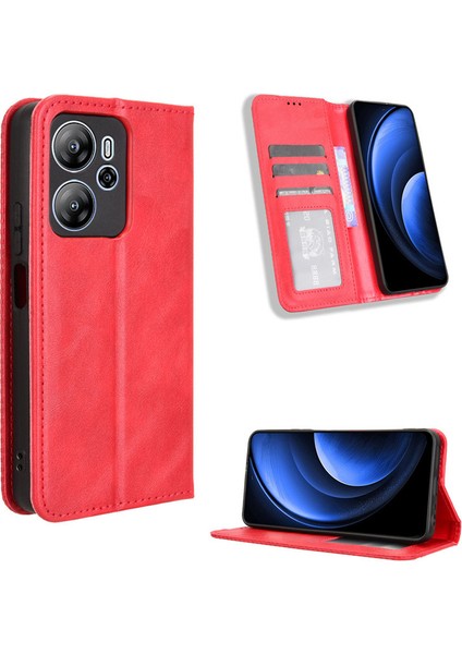 Blackview Shark 8/oscal Tiger 12 Deri Telefon Kılıfı, Manyetik Cüzdan Telefon Kılıfı Kapağı Blackview Shark 8/oscal Tiger 12 (Yurt Dışından)