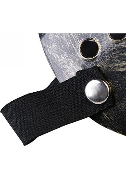 Jason Maskesi Hannibal Maskesi Metal Gümüş Renk 20X25 cm - Lisinya modelleri