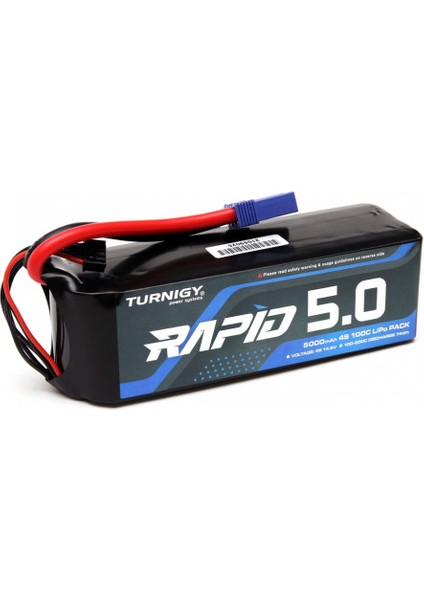 Rapid 4s 5000MAH 14.8V 100C Lipo Batarya