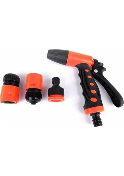 Yüksek Basınçlı Su Püskürtme Tabancası Sulama Bahçe Hortumu Tazyikli Püskürtme Fıskiye ( Lisinya )