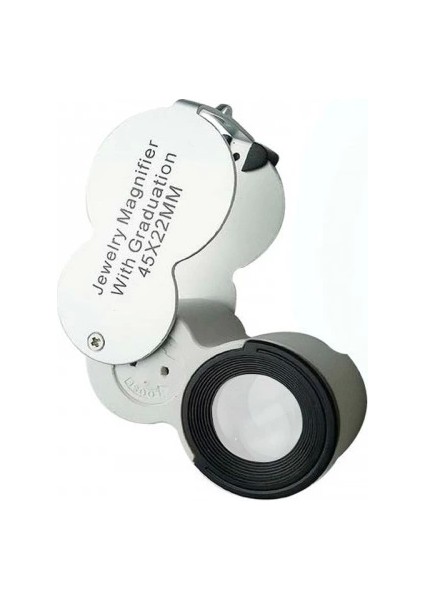 45X22 Ledli Para Algılama ve Mezuniyet Takı Değerleme Büyüteç - Lisinya