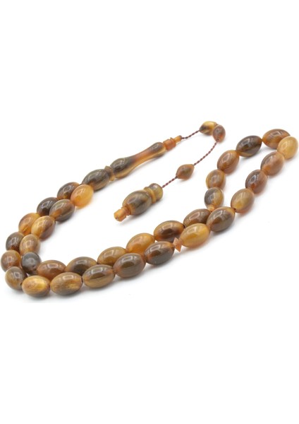 Usta Işi Sistemli Iri Boy Arpa Kesim Ceylan Boynuzu Tesbih 012 modelleri