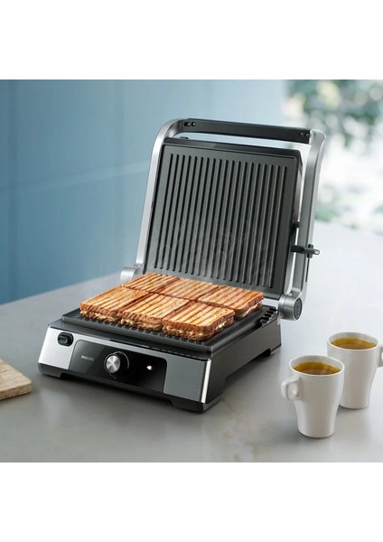 Güçlü ve Şık 2200W Tost Makinesi ile Çay Makinesi Hediye Seti, Gri Renkli fiyatları