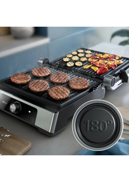 Güçlü ve Şık 2200W Tost Makinesi ile Çay Makinesi Hediye Seti, Gri Renkli modelleri