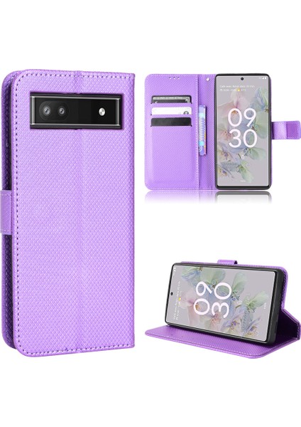 Google Pixel 9A Telefon Kılıfı, Rfıd Cüzdan Deri Kart Yuvası Telefon Kılıfı Kapağı Google Pixel 9A (Yurt Dışından)