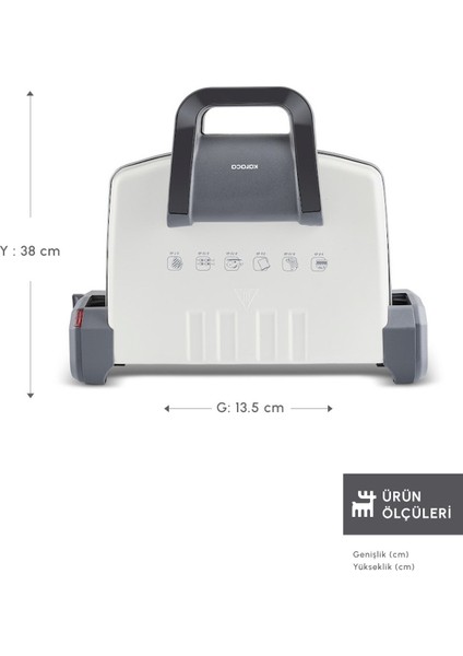 1800W 4 Dilim Izgara ve Tost Makinesi, Bej Renk fiyatları