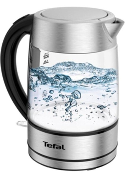 Işıklı Cam Kettle 2200W, 1,7l, Gri Renkli, Şık ve Fonksiyonel Tasarım fiyatları