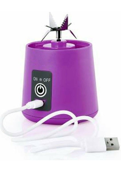 Mor Pembe Şarjlı Mobil Blender, Smoothie ve Mikshake Için Harika Karıştırıcı fiyatları