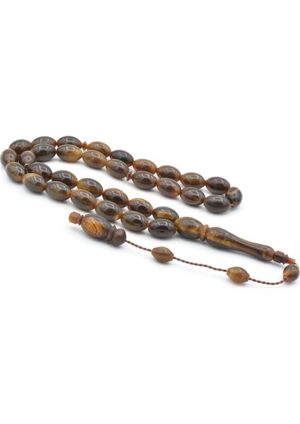 Usta Işi Sistemli Iri Boy Arpa Kesim Ceylan Boynuzu Tesbih 011