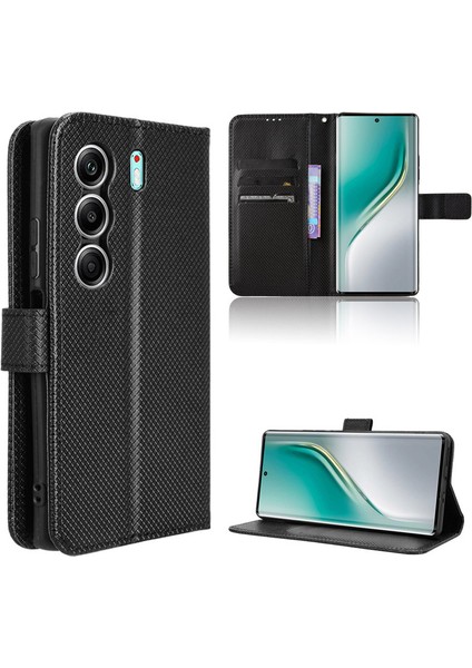 Tecno Camon 40 Premier 5g/cm5 Telefon Kılıfı, Rfıd Cüzdan Deri Kart Yuvası Telefon Kılıfı Kapağı Tecno Camon 40 Premier 5g/cm5 (Yurt Dışından)
