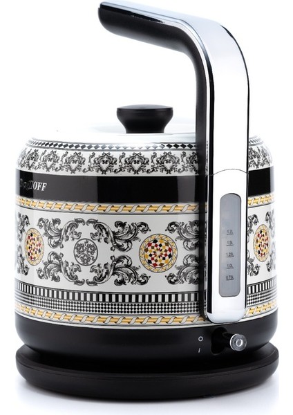 Siyah ve Sarı Desenli 1.7l Su Isıtıcı, Şık ve Kullanışlı Tasarım modelleri