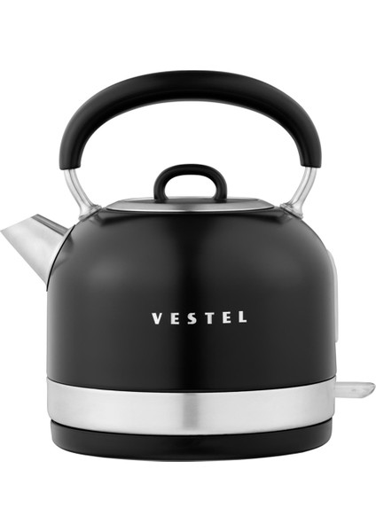 Retro Siyah Su Isıtıcı, Şık ve Kullanışlı Ev Için Ideal Seçim