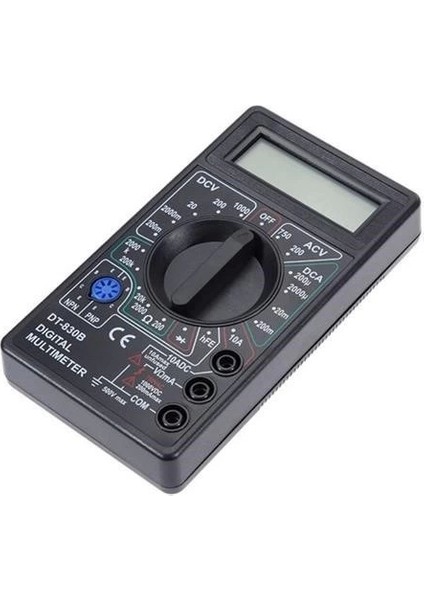 Dijital Avometre Multimetre Ölçü Aleti Akım Voltaj Direnç Ölçer ( Lisinya )