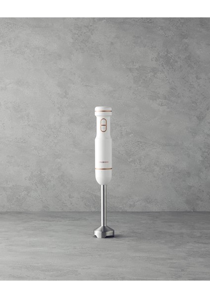 El Blenderı 3001, 4 Bıçaklı, Beyaz ve Bakır Renkli, Güçlü ve Kullanışlı modelleri