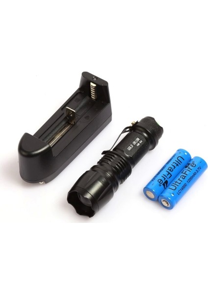 Gold Orion Km-84 Tasarruflu Şarjlı Zoomlu Metal El Feneri Kemer Klipsli ( Lisinya ) fırsatları